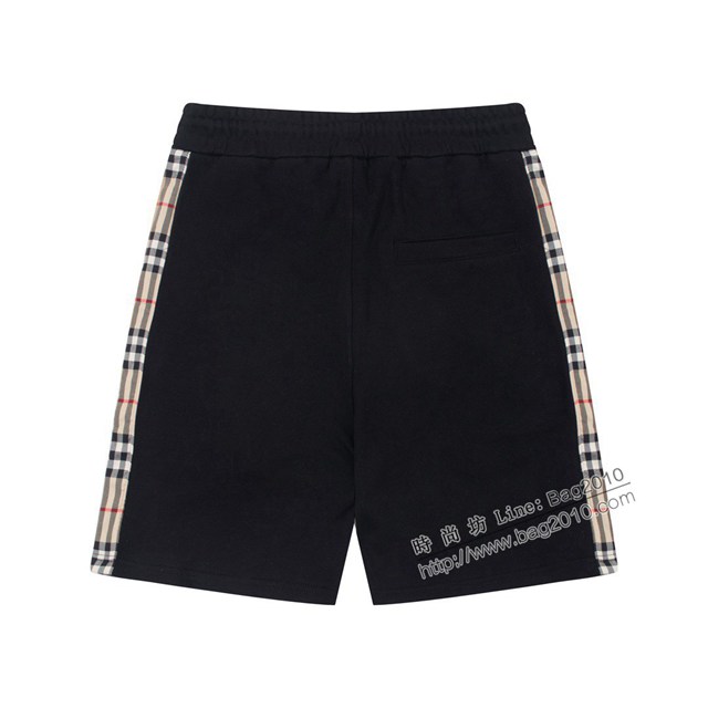Burberry專櫃巴寶莉2023SS新款拼接格子短褲 男女同款 tzy2746